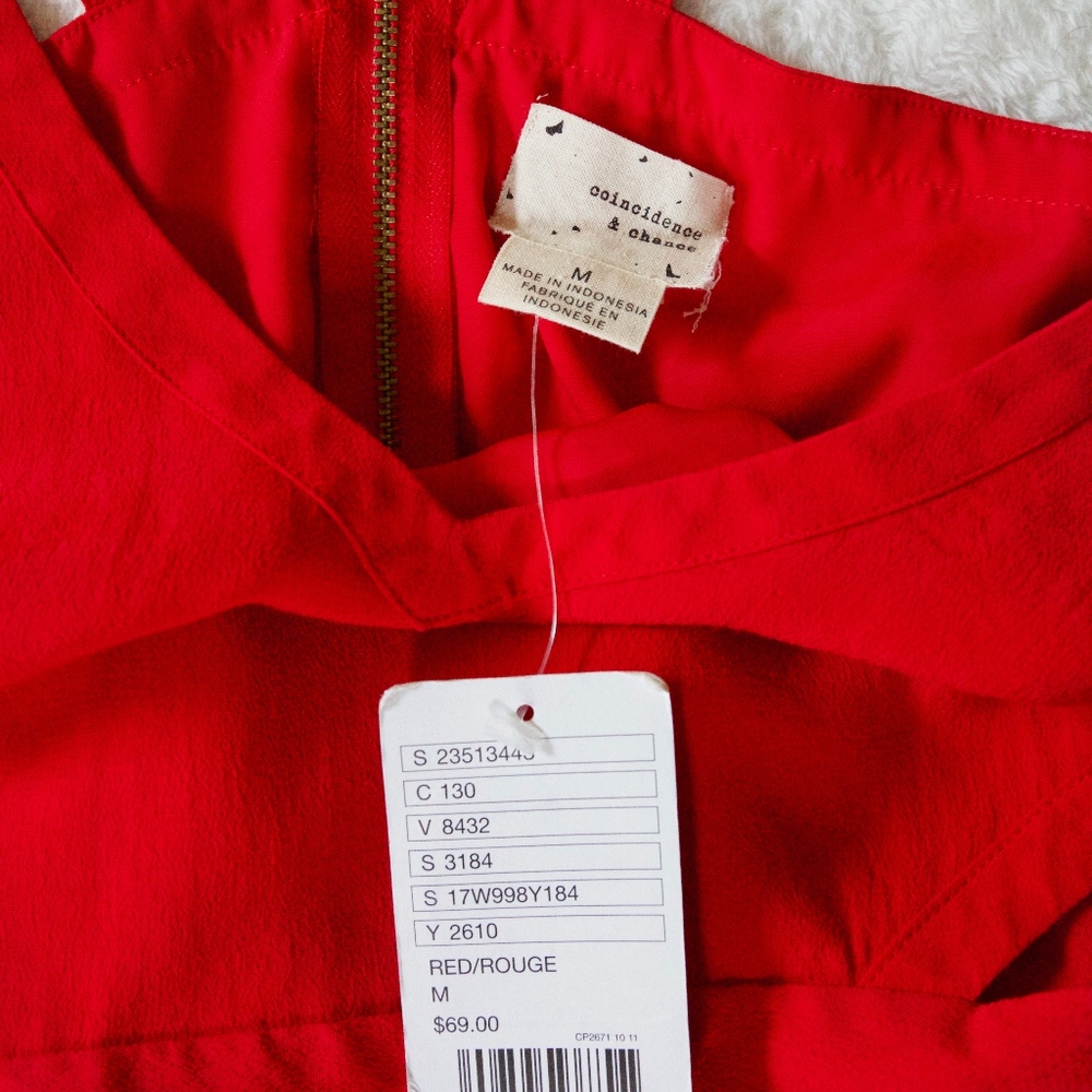 NEW Red Cutout Coincidence & Chance Dress - Picture 5 of 7
